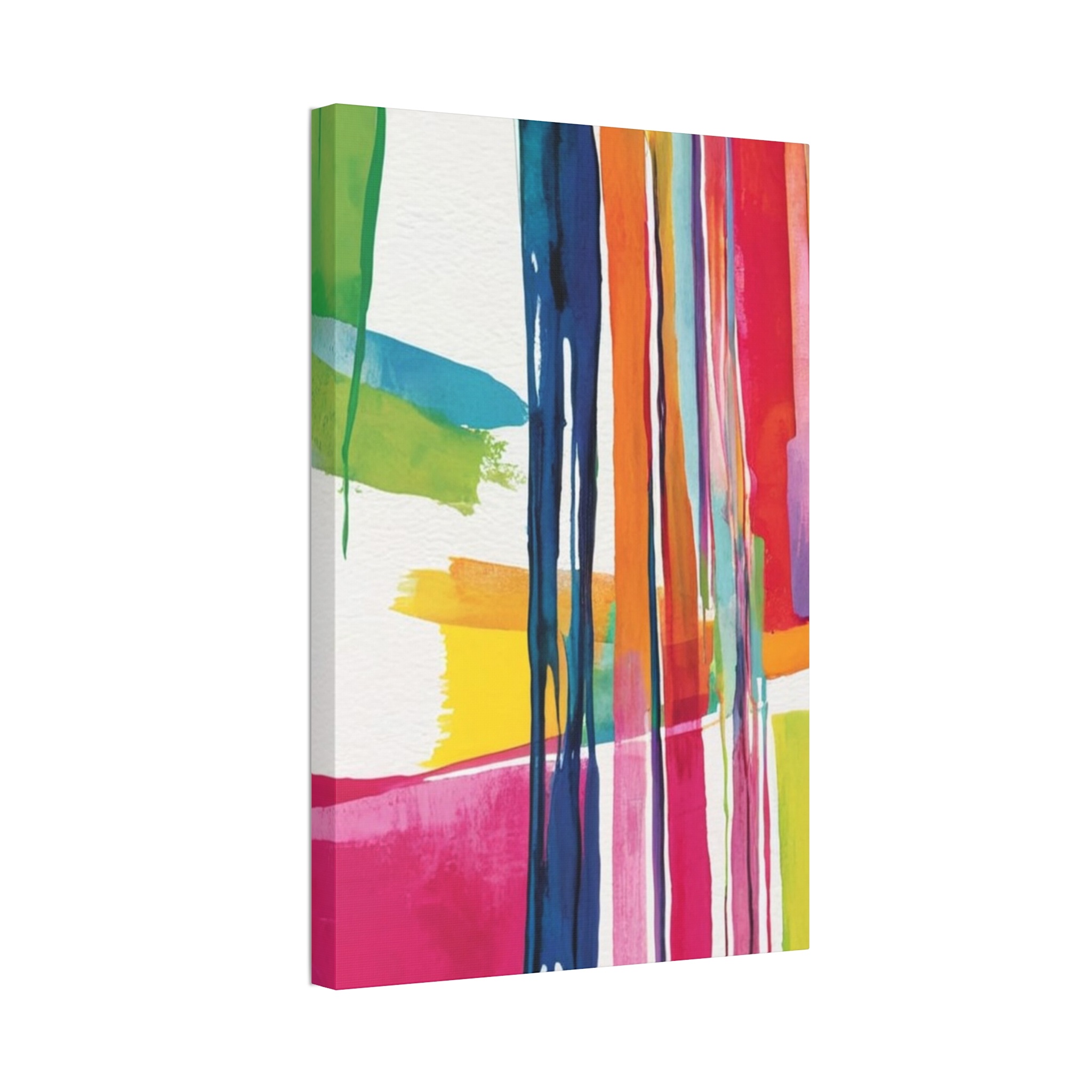 Peppy 2 - Abstract Painting Print on Stretched Canvas - Image 14