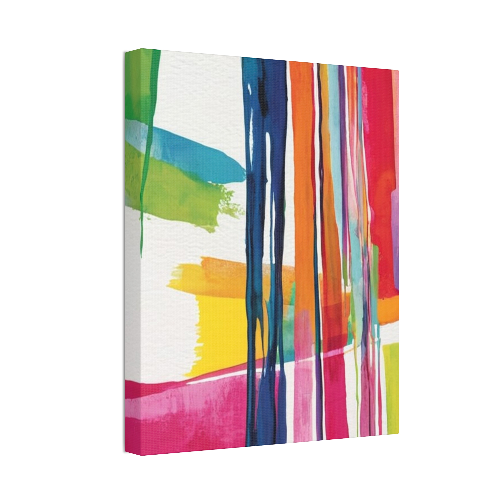 Peppy 2 - Abstract Painting Print on Stretched Canvas - Image 6