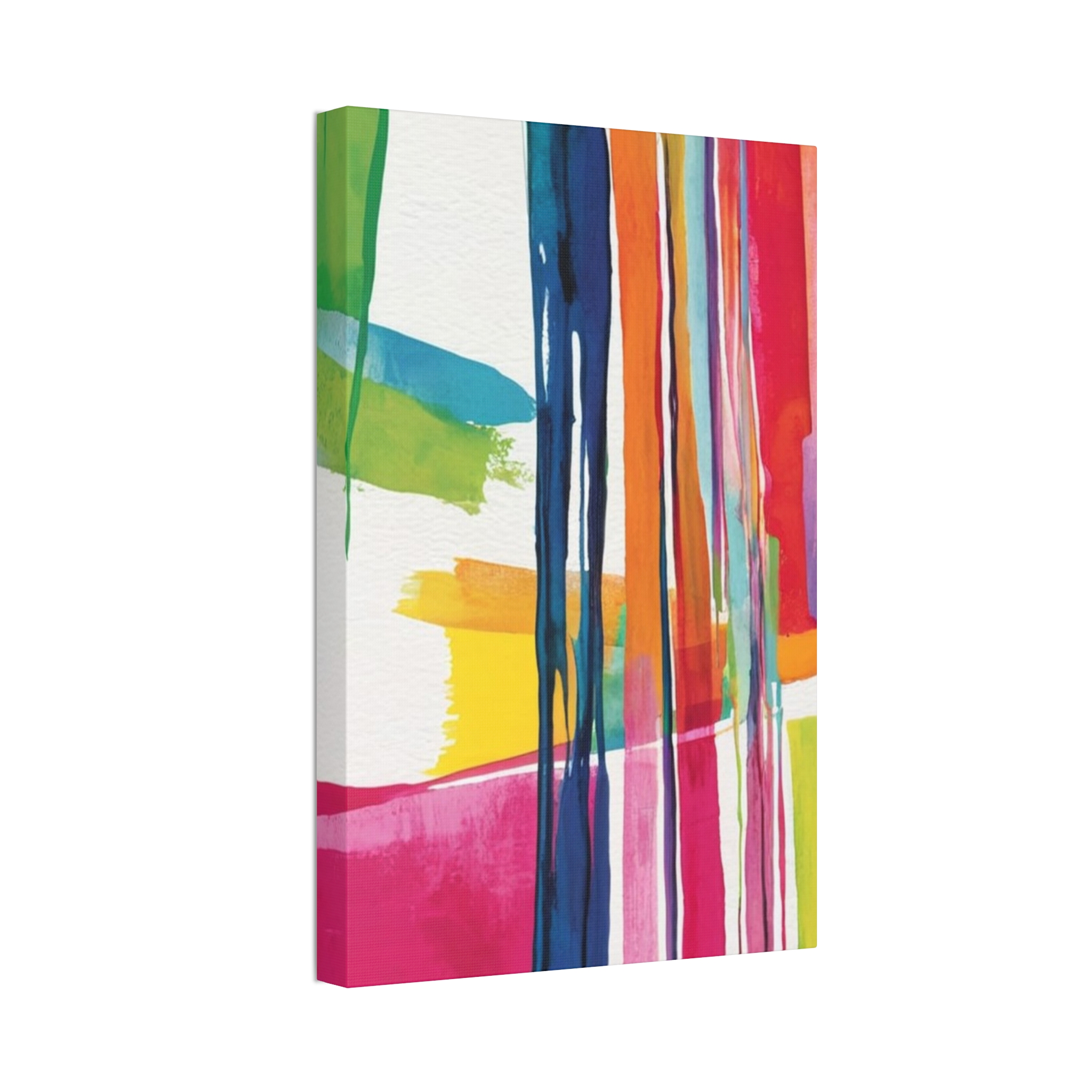Peppy 2 - Abstract Painting Print on Stretched Canvas - Image 10
