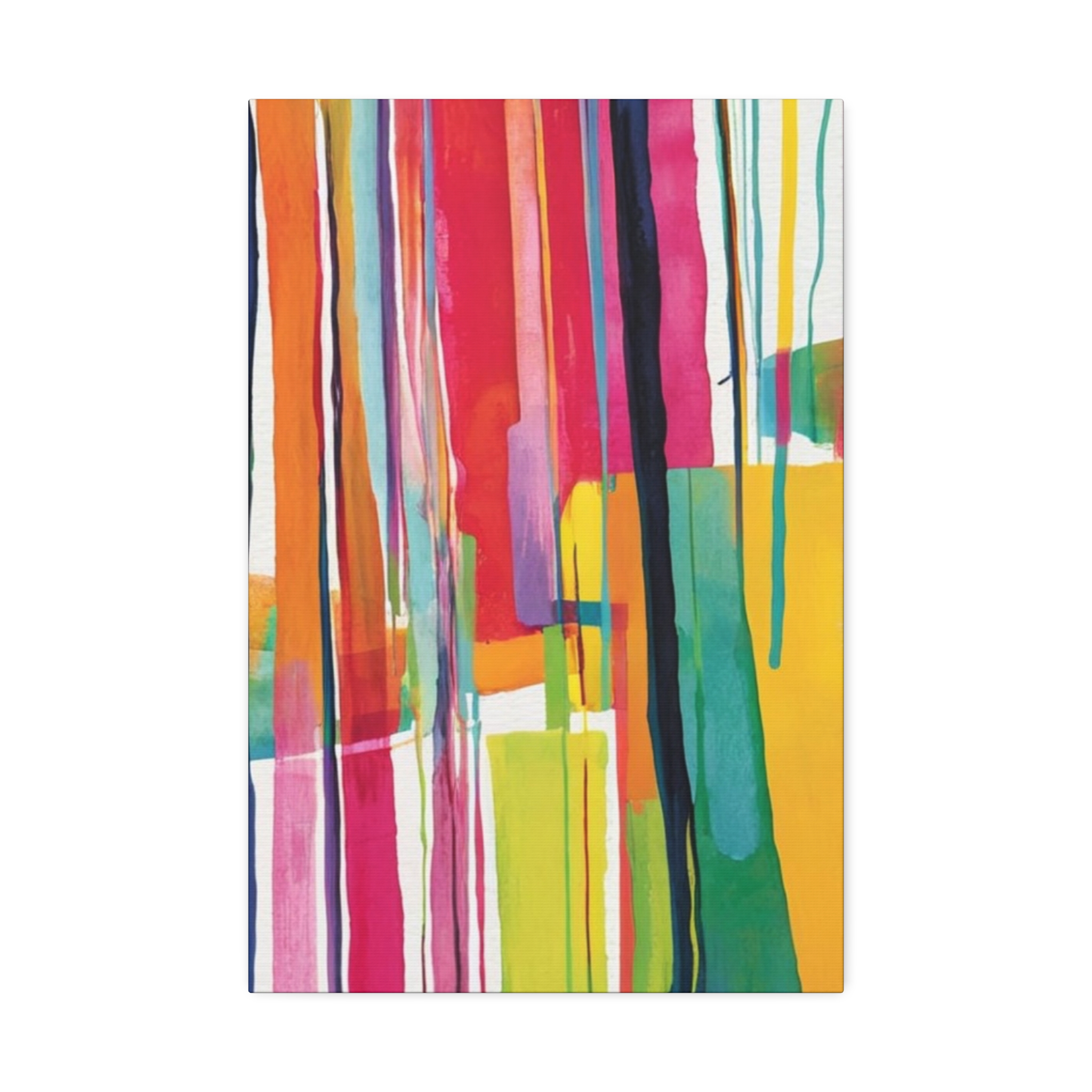 Peppy 1 - Abstract Painting Print on Stretched Canvas - Image 9