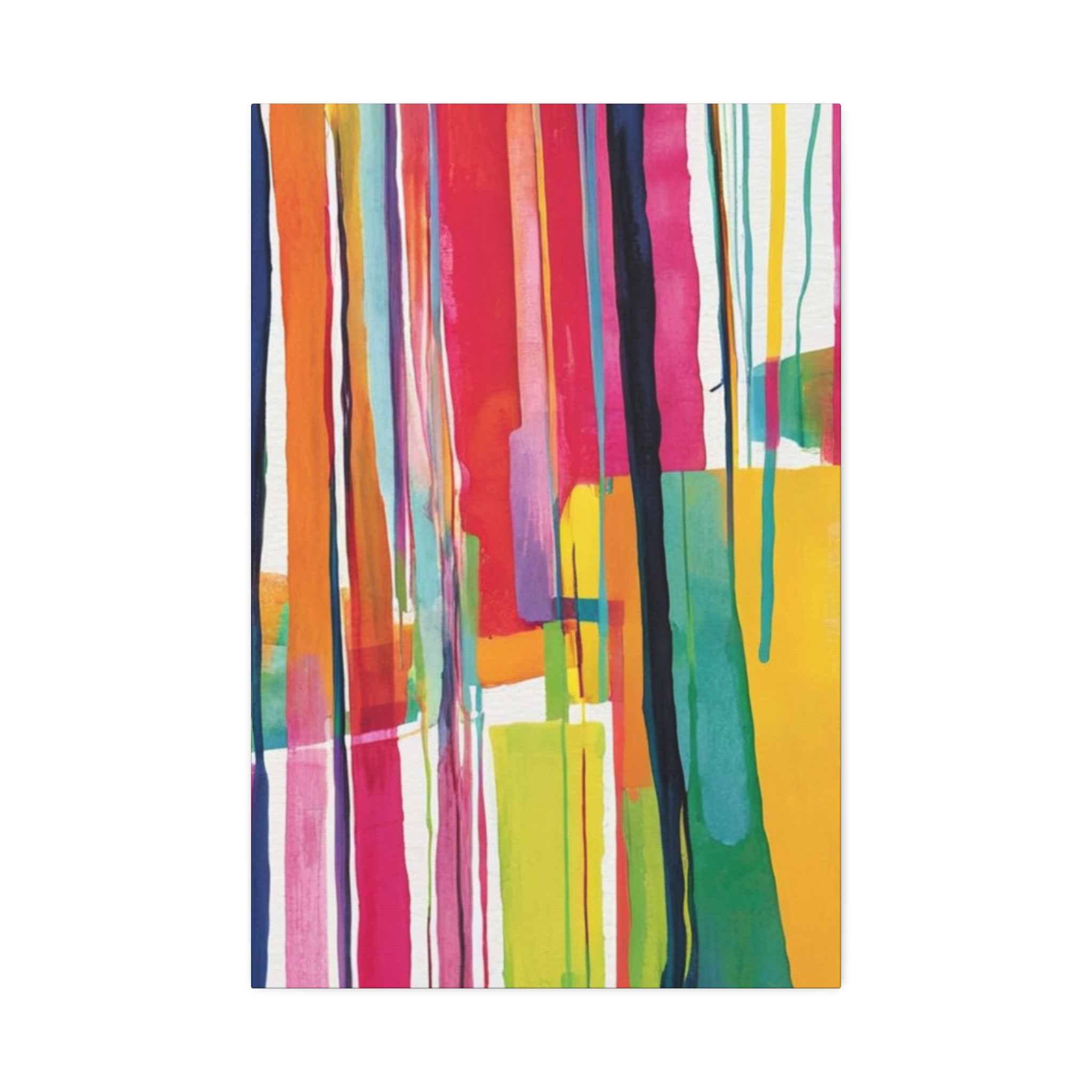 Peppy 1 - Abstract Painting Print on Stretched Canvas - Image 13
