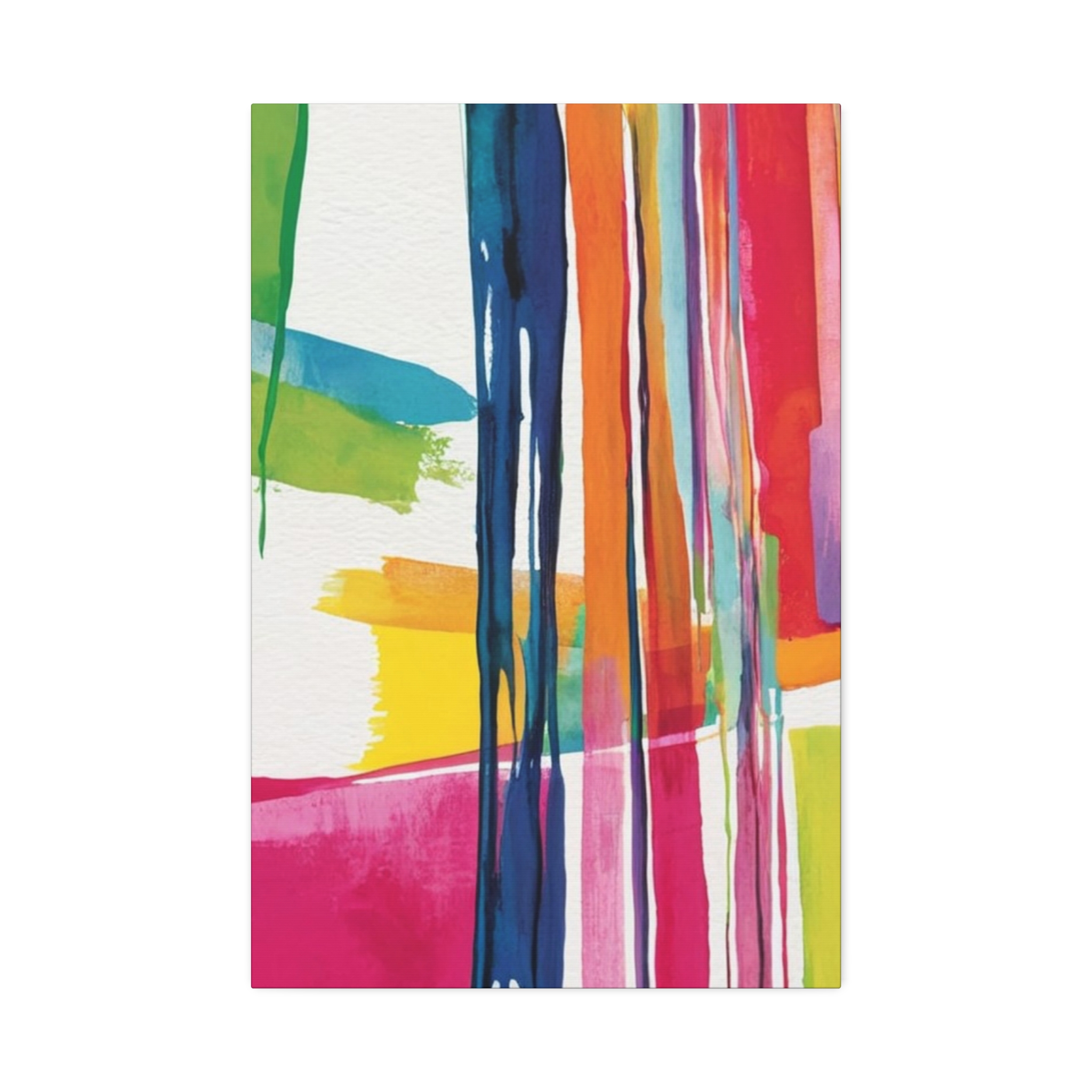 Peppy 2 - Abstract Painting Print on Stretched Canvas - Image 13