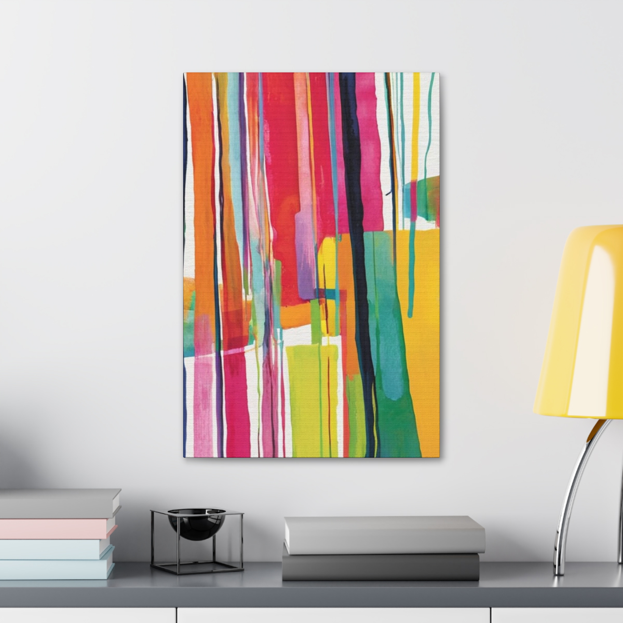 Peppy 1 - Abstract Painting Print on Stretched Canvas - Image 11