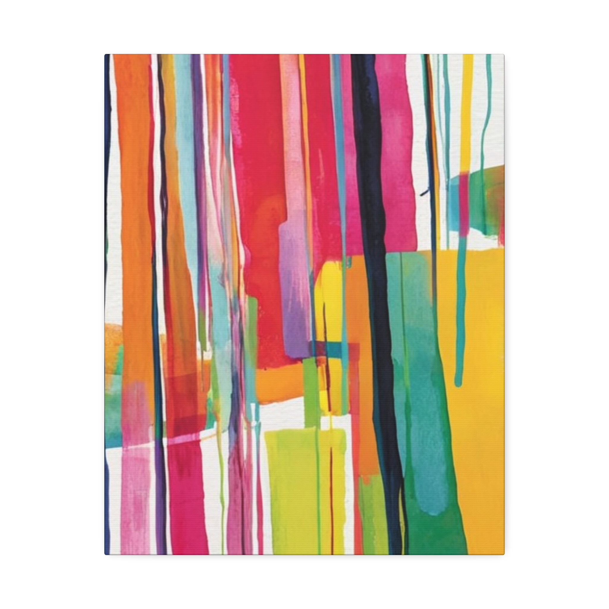 Peppy 1 - Abstract Painting Print on Stretched Canvas - Image 5