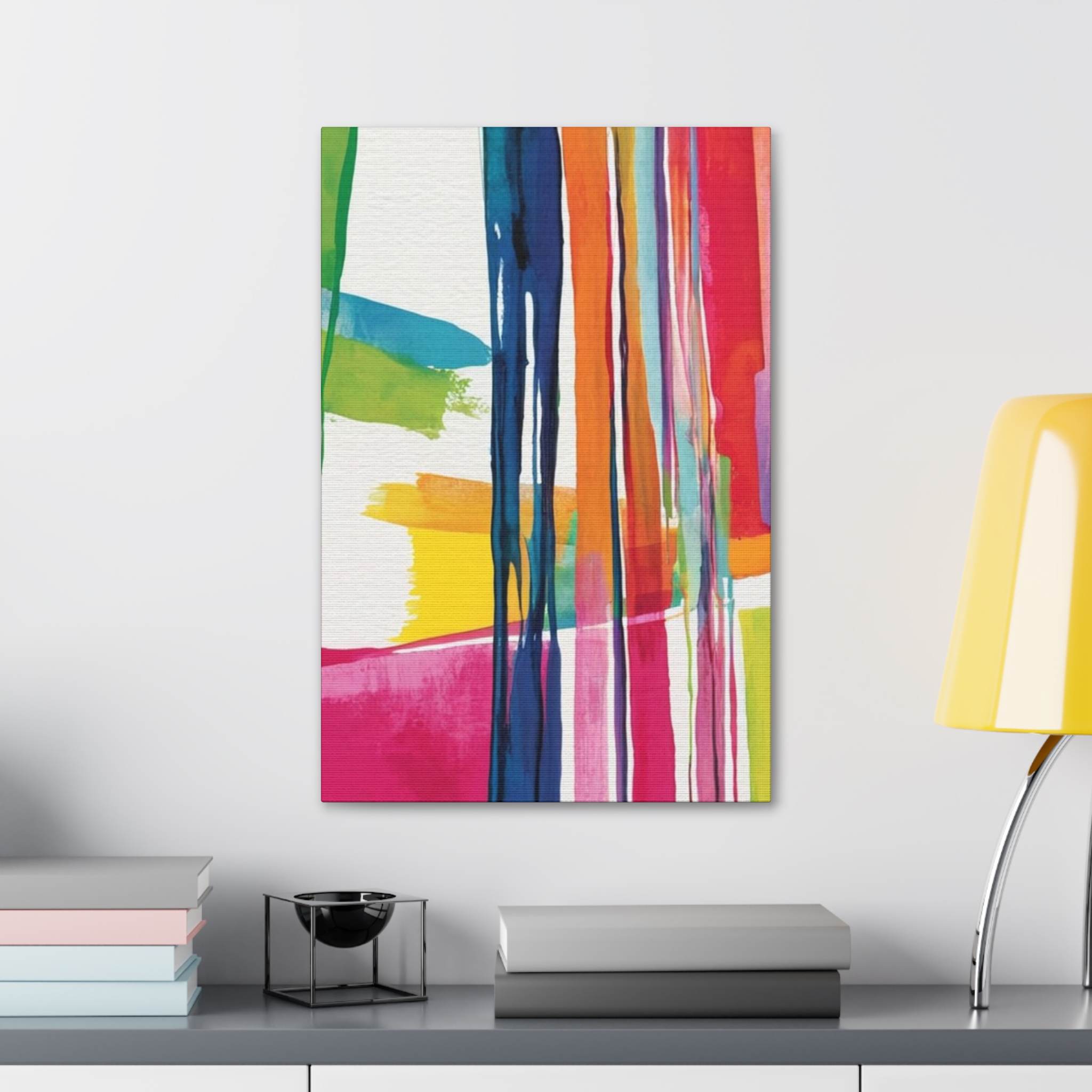 Peppy 2 - Abstract Painting Print on Stretched Canvas - Image 11