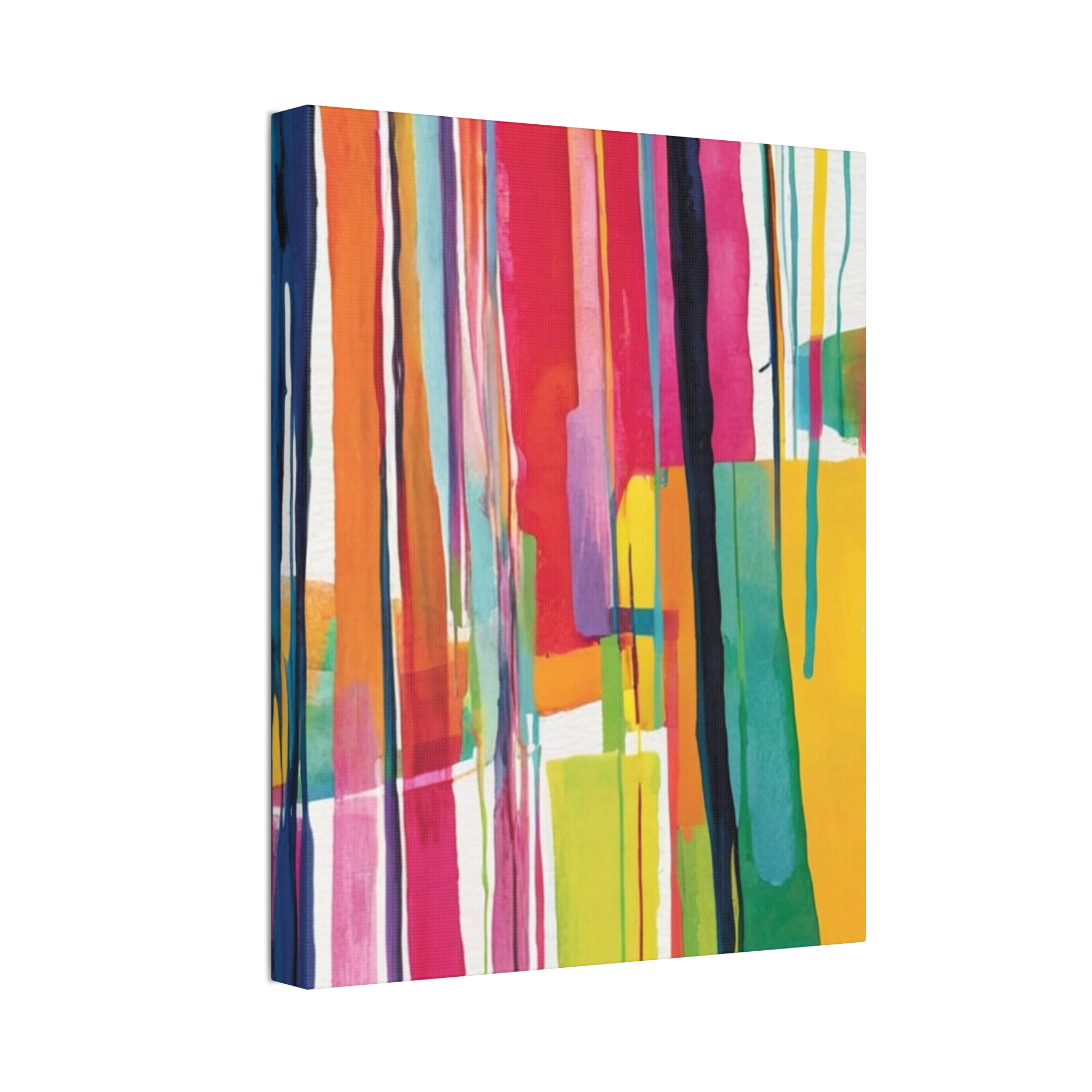 Peppy 1 - Abstract Painting Print on Stretched Canvas - Image 6